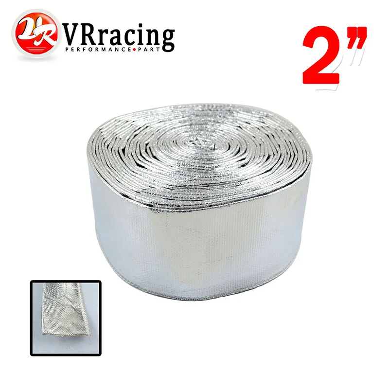 

VR RACING - 2" Aluminized Reflective Mylar Foil Heat Shield Fire Sleeve(One roll=10m) VR1514A