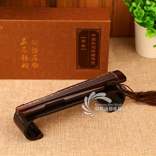 20 см ручная работа, деревянная модель Guqin