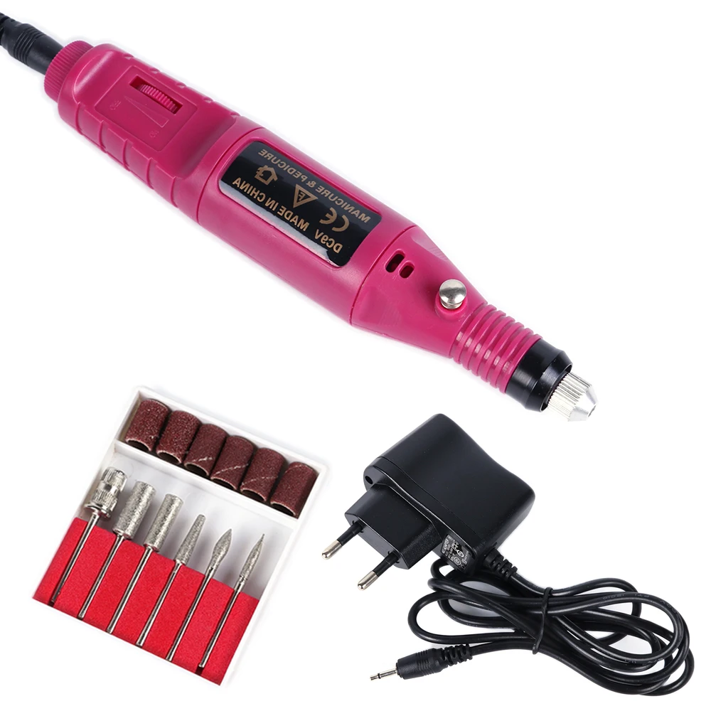 1 Set Nail Milling Machine Electric Apparatus Nail Drill Bits Manicure