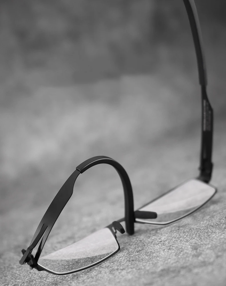 Оптические очки из титанового сплава, оправа для мужчин, сверхлегкие квадратные очки для близорукости по рецепту, очки без пайки, дизайнерские очки