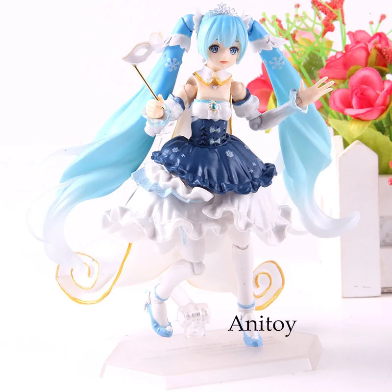 

Figma EX-054 Hatsune Miku 2019 10th Anniversary Series Snow Miku Ver. Hatsune Miku Action Figure PVC Collectible Model Toy