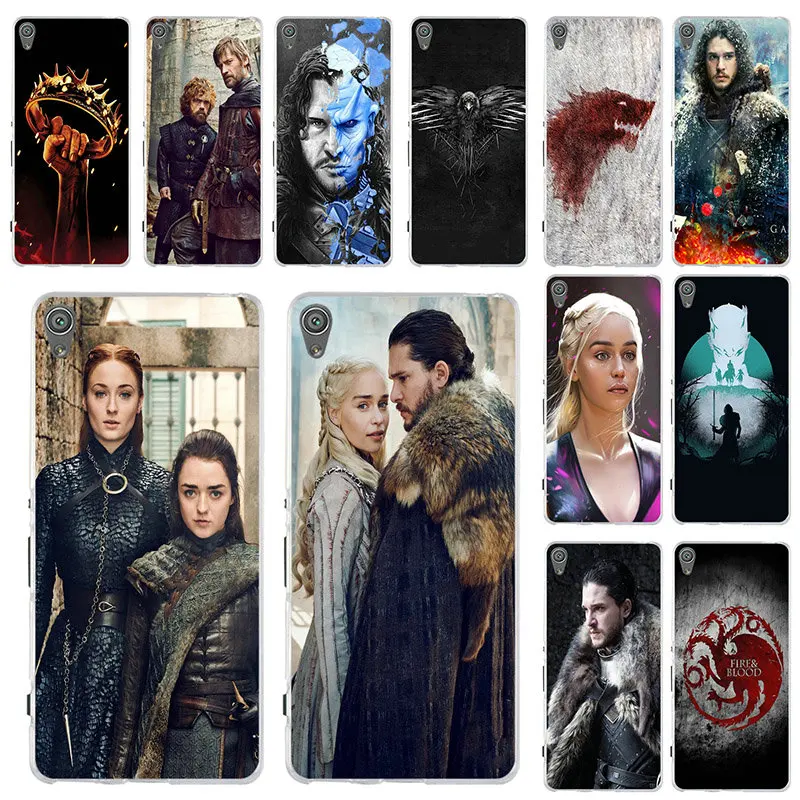 

Soft Mobile Phone Case for Sony Xperia M5 E3 E5 M2 M4 T3 X XA XA1 XZ Premium Z Z1 Z2 Z3 Z4 Z5 Compact Games Of Thrones Season 8