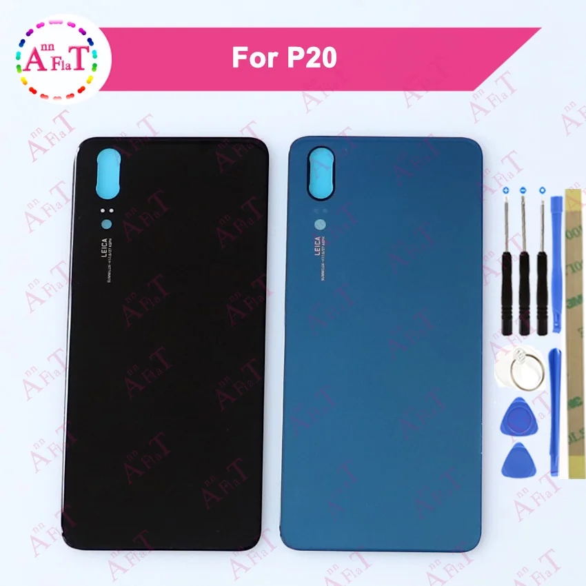 

For Huawei P20 Back Glass Battery Cover Rear Door Back Glass Cover Housing Case Panel Replacement