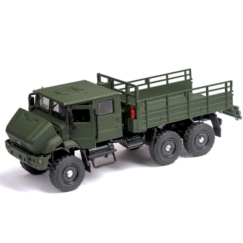 Полностью сплав 1:36 военный MV3 Тактический грузовик сплав модель, моделирование литой звук и свет коллекционная машинка Модель