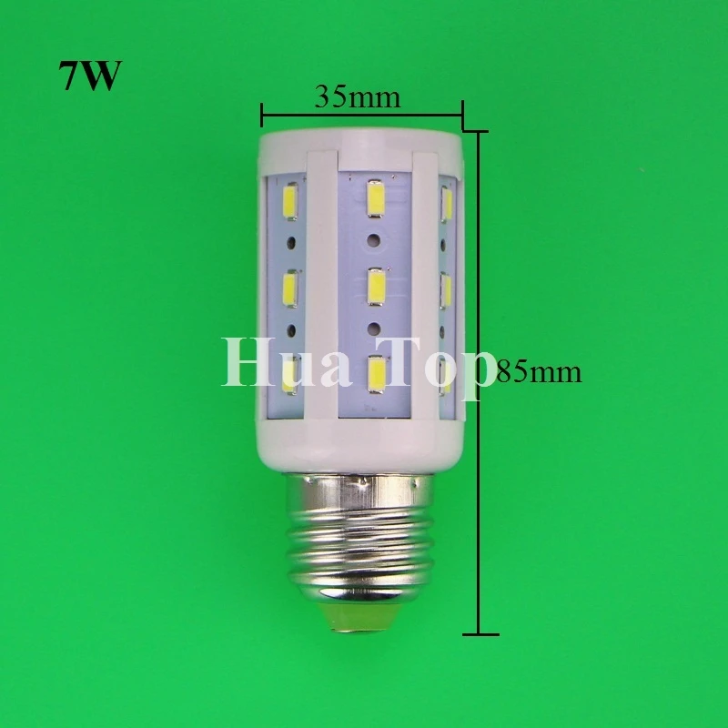 E27 B22 E14 E40 7 Вт, 15 Вт, 30 Вт, 40 Вт, 50 Вт, 60 Вт, 80 Вт, 100 Вт 5730 SMD Cree чип лампа переменного тока в виде кукурузы 110V 220V светодиодный лампы холодный теплый белый лампада