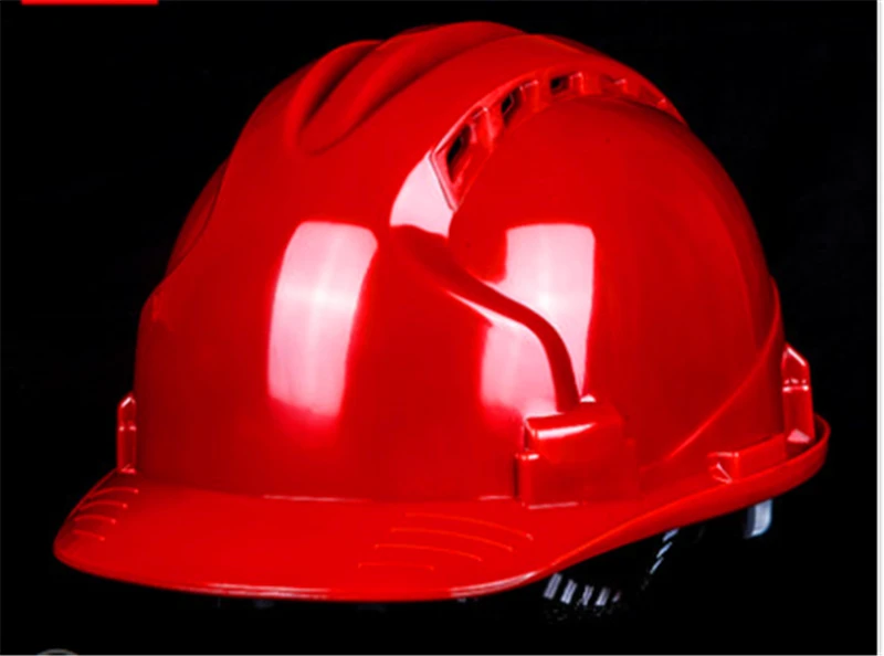 Color : Orange HU ABS Electrician Safety Helmet Mens Construction Site Ventilation Breathable Crash Cap