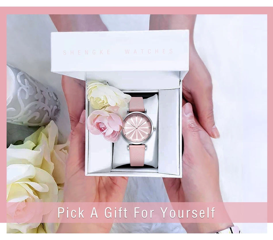 SK Luxury Brand Leather Ladies Wrist Watches Women Prism Quartz Watch For SHENGKE Female Clock reloj mujer 2019 relogio feminino (1)