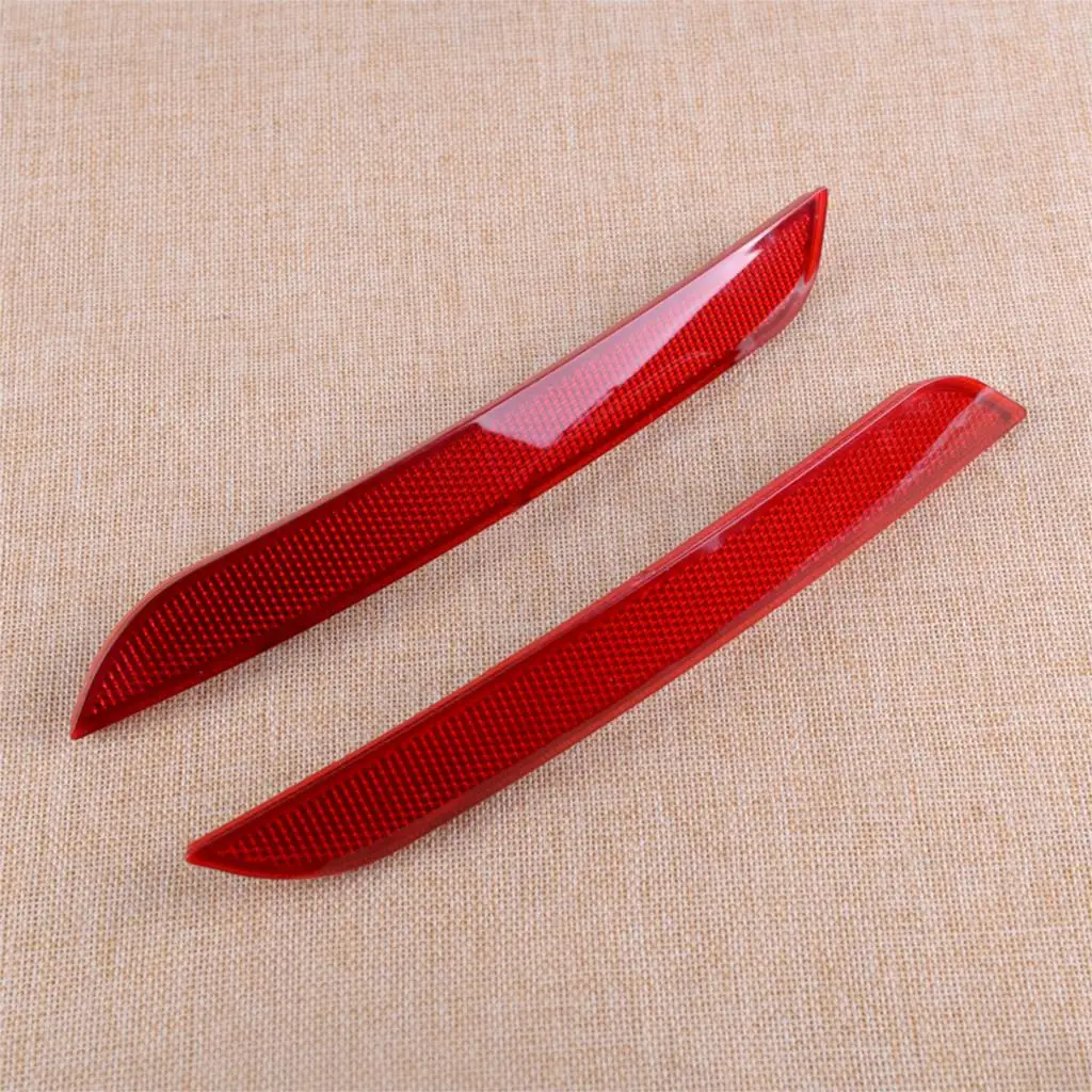 

1Pair Red Rear Bumper Brake Light Reflector Cover ABS 63147301187 63147301188 Fit For BMW F30 F31 F35 F34 F32 F33 F36 3 4 Series