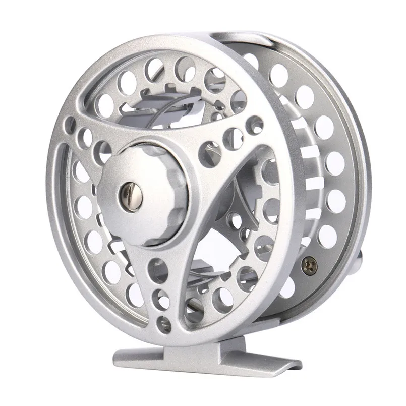 

Siliver Aluminum Fly Fishing Reel Fly Reel 3/4/5/6/7/8 WT Large Arbor Reels Right Left Hand fishing accessories Tools #4S11 @C