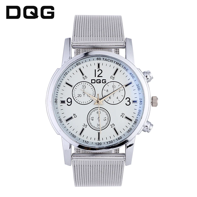 Relogio Homem Новый Элитный бренд Модные Серебристые пояс сетки Часы Для мужчин Кварцевые наручные часы студентов часы Relojes HOMBRE подарок