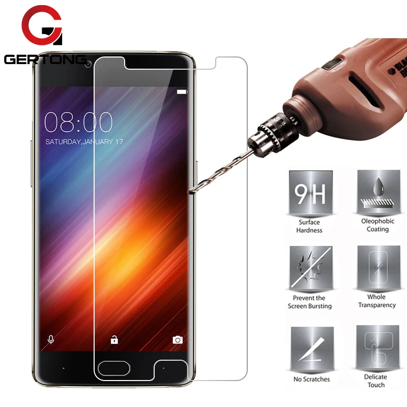 

GerTong 0.26mm Tempered Glass For Doogee BL5000 BL7000 X5 MAX X6 Pro X9 X30 X30XL X20 Screen Protector For Doogee Shoot 1 2 Film