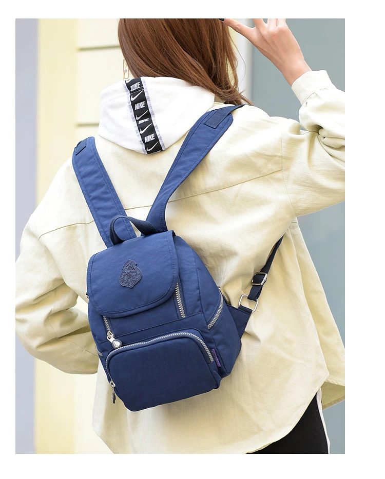 Женские школьные сумки в консервативном стиле для подростков, женские нейлоновые дорожные сумки через плечо, рюкзак с бантом для девочек, Mochila, повседневный Цветочный рюкзак на каждый день