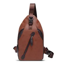 Новое поступление мужской нагрудный мешок сумка-мессенджер Противоугонная мужская сумка через плечо сумки повседневные уличные кожаные сумки