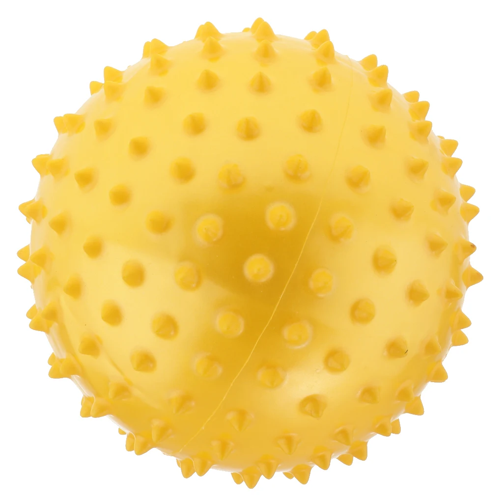6Inch/15cm Creative Inflatable Ball Simulation Rubber Ball PVC Inflated Knobby Bouncy Ball Massage Spike Sensory Ball Baby Toy