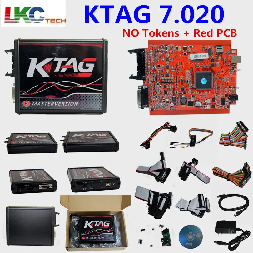 

Original RED KTAG V7.020 No Tokens ECU Chip Tuning EU Master Online KTAG V7.020 Manager Tuning Kit For Car Truck