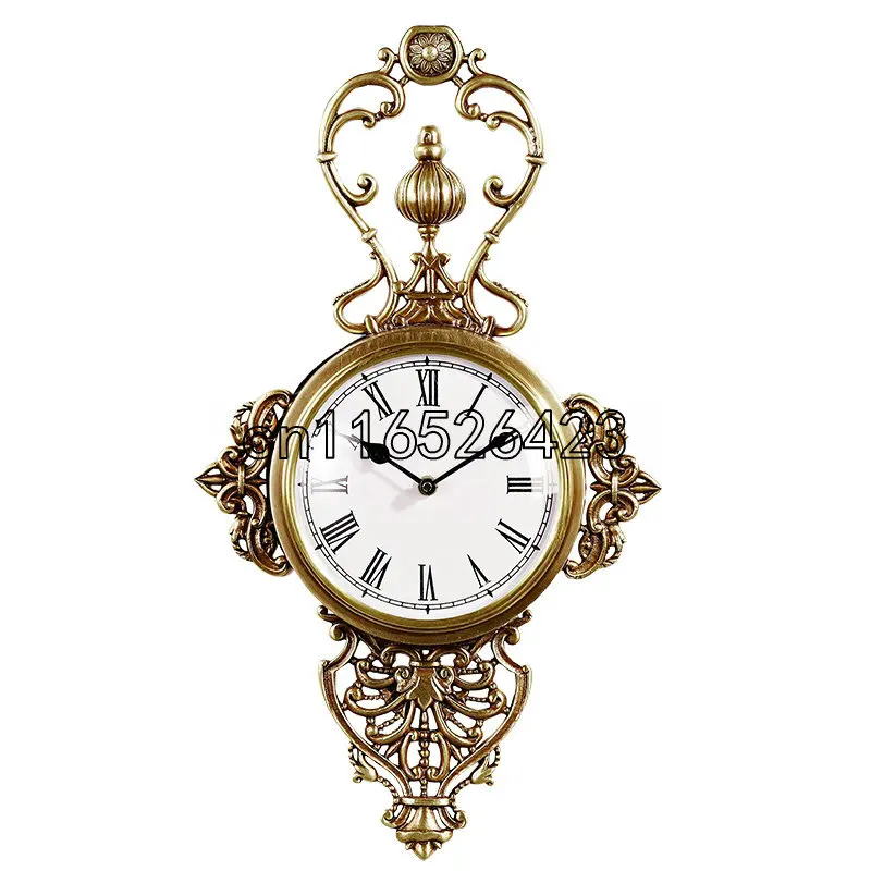 High end decorative clock luxury Home Decoration creative wall clockin