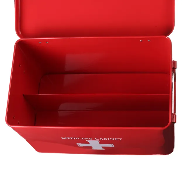 NEW Metal Medicine Cabinet Multi-layered Family Box First Aid Storage Box Storage Medical Gathering Emergency Kits