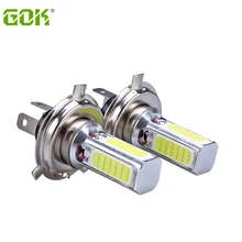 50X Автомобильный светодиодный светильник H4 светодиодный COB дневные ходовые Фары h4 h11 h7 9006 противотуманная фара белый свет Автомобильный суперъяркий авто-Стайлинг