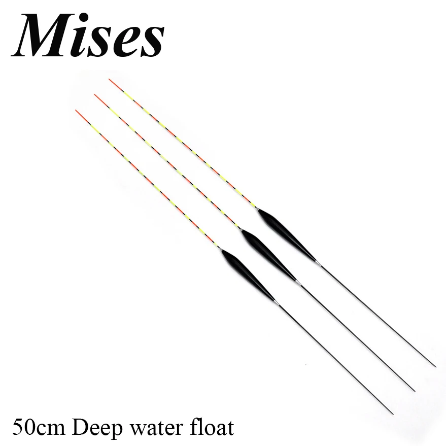 

Mises Barguzinsky Fir Deep Water Fishing Float 50cm Long Tail Vertical Type Bottom Fishing Buoy Professional Fishing Gear