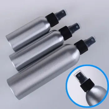 

Good 1PC 30ml 50ml 100ml Aluminium Spray Atomiser Bottle Refillable Empty Bottles Black Pump Atomizer Cosmetic Packaging Tool