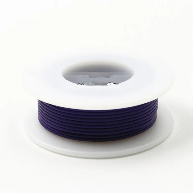 18 20 22 24 26 28AWG UL1007 провод электронный кабель многожильный луженый медный провод DIY UL сертификация - Цвет: PURPLE