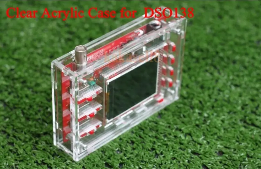 

Transparent Acrylic Case box Shell for DSO138 2.4" TFT Digital Oscilloscope free shipping