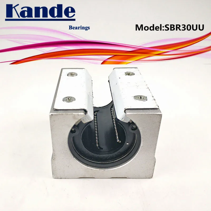 Kande подшипники 2 шт. SBR30UU SBR30 UU открытый блок подшипников с ЧПУ детали направляющие