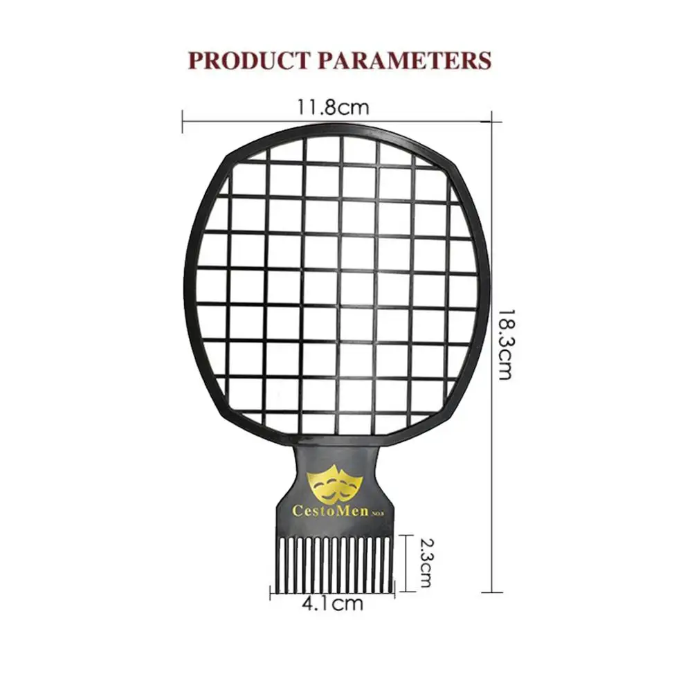2 в 1 афро Твист расческа для волос мужской парикмахерский Африканский гребень твист волна расческа-щетка для локон расчески