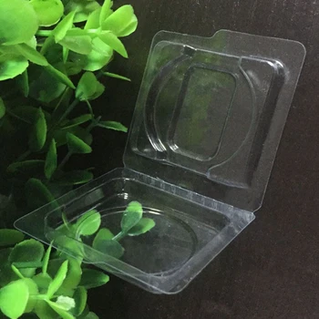 

50pcs Empty Eyeshadow Plastic Bottle Clamshell Packaging For Eye shadow Case Plastic Jar Cosmetic Containers Makeup Storage Box