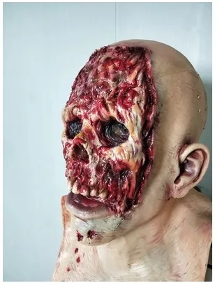 

0230037 mask,masks,horror,scary,zombie,masquerade,latex,halloween decoration,skull,terror,depredador,mascara,alien,party,masker