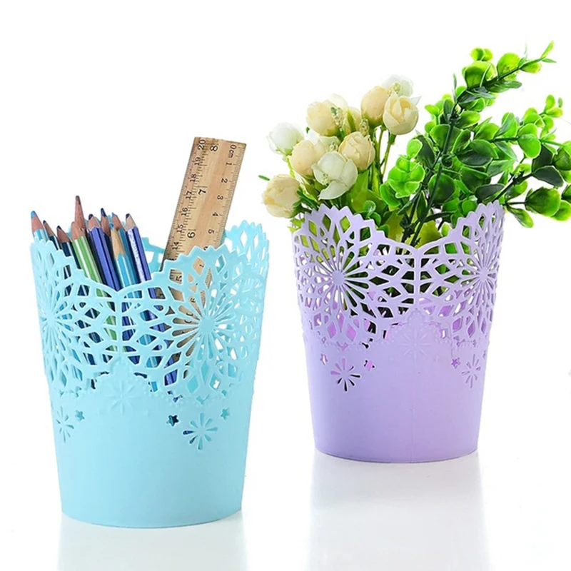 

Hollow brush storage pen pencil holder holder container desktop manager gift