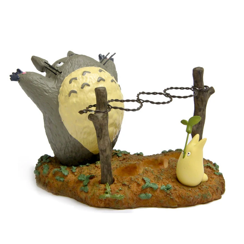 

1set Hayao Miyazaki My Neighbor Totoro Figures Toys Studio Ghibli Resin Praying For Blessing Totoro Action Figures Toys