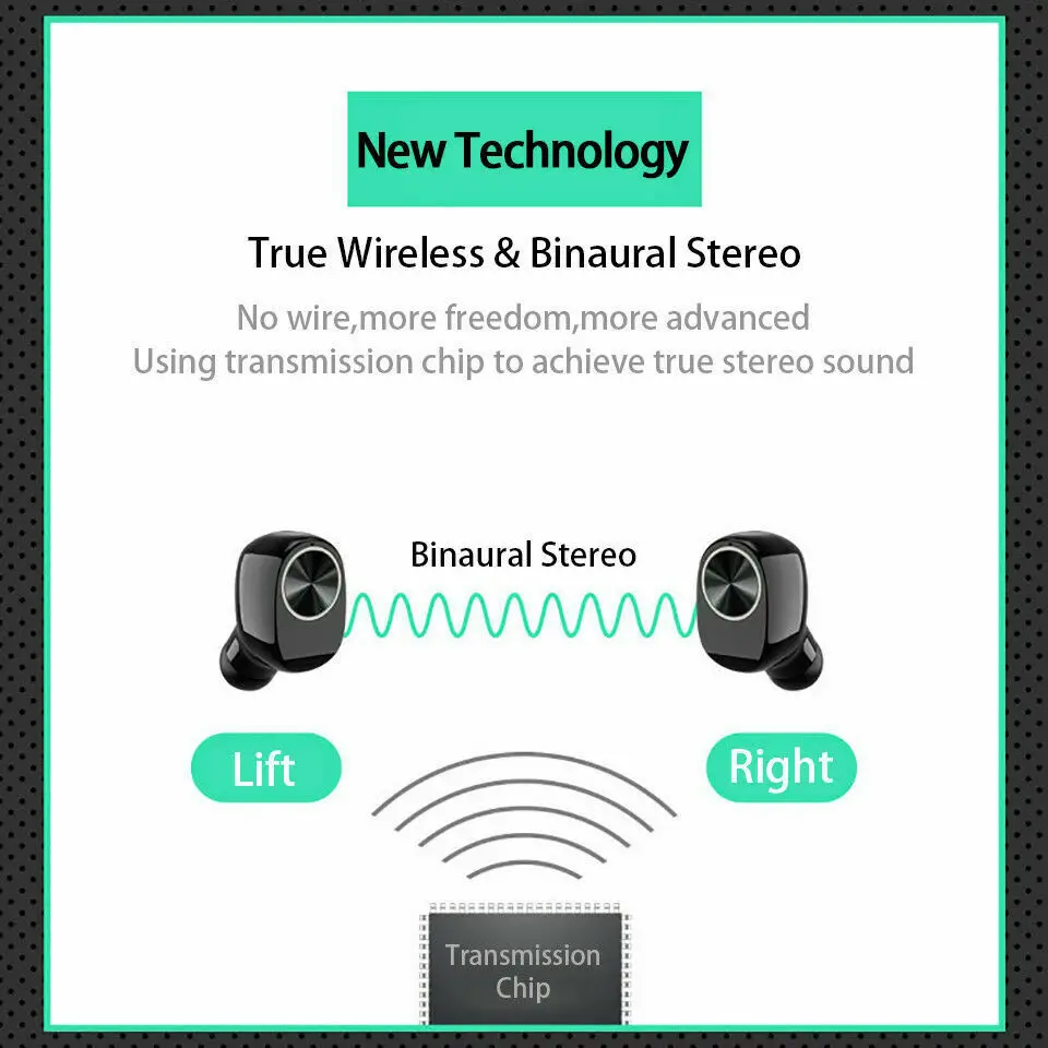 Мини-наушники-вкладыши TWS с V7 True Беспроводной наушники-вкладыши стерео Bluetooth 5,0 наушники гарнитура