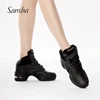 Sansha  Classic  Popular Genuine Leather Salsa Modern Dance Sneakers For Women Man H52LPI 1