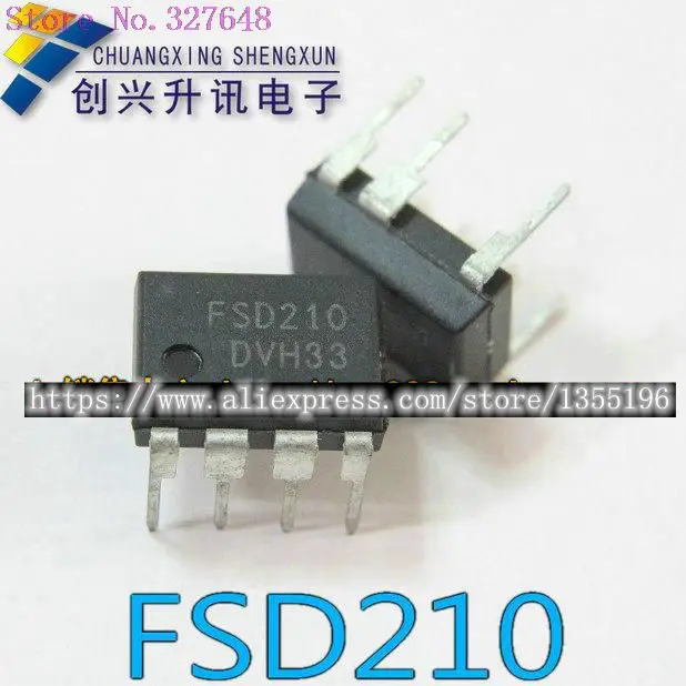 10pcs/lot FSD210 FSD 210 DIP 7 In Stock-in Integrated Circuits from ...