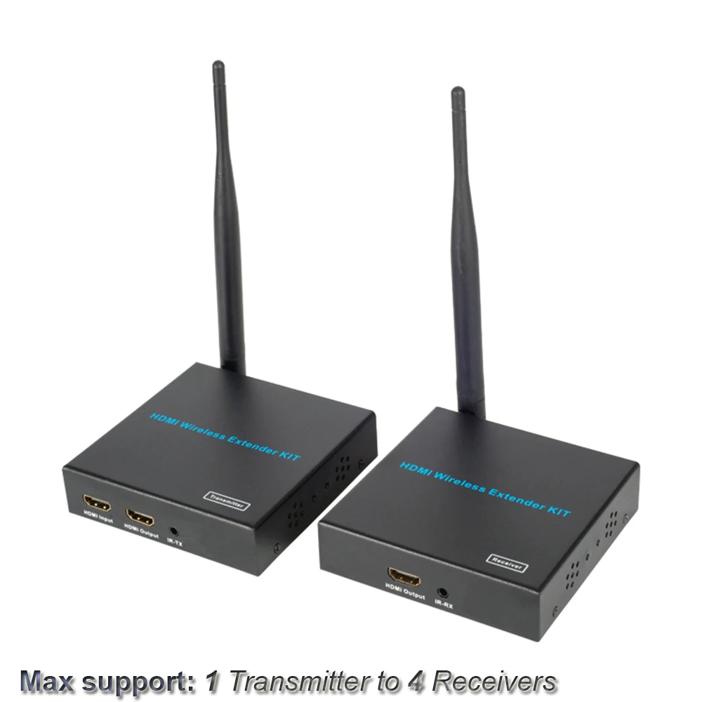 Беспроводной удлинитель HDMI H.264 100 м 5 ГГц Wi Fi комплект передатчика и приемника