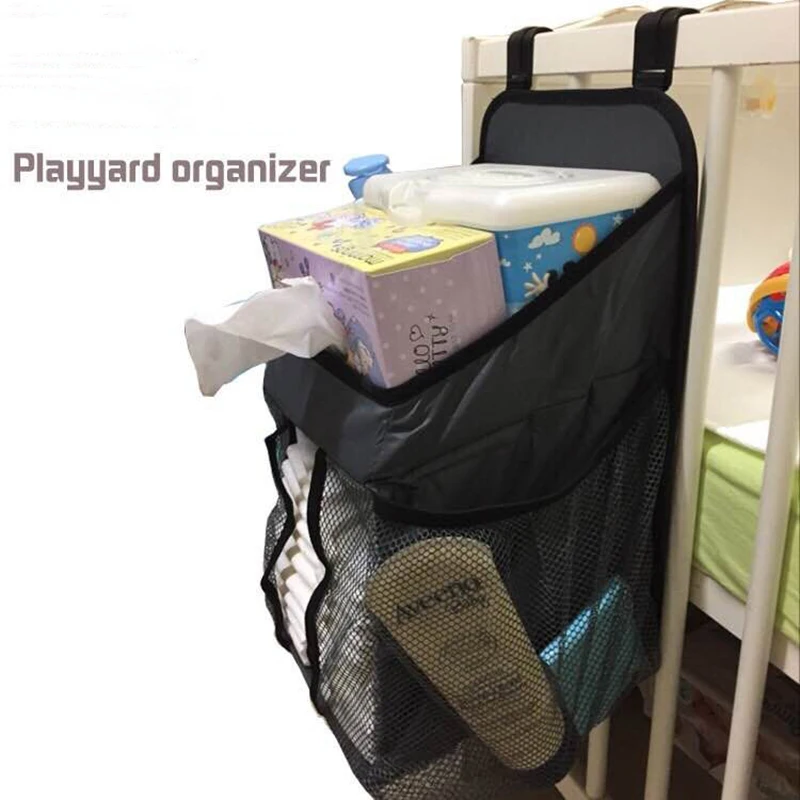 Saco de Fraldas Organizador de Cabeceira de Armazenamento Armazenamento de Fraldas Bebê Berço Cama Infantil Pendurado Saco Portátil à Prova d' Água de Fraldas Berço Cama 8 portátil à prova dportable água fraldas organizador