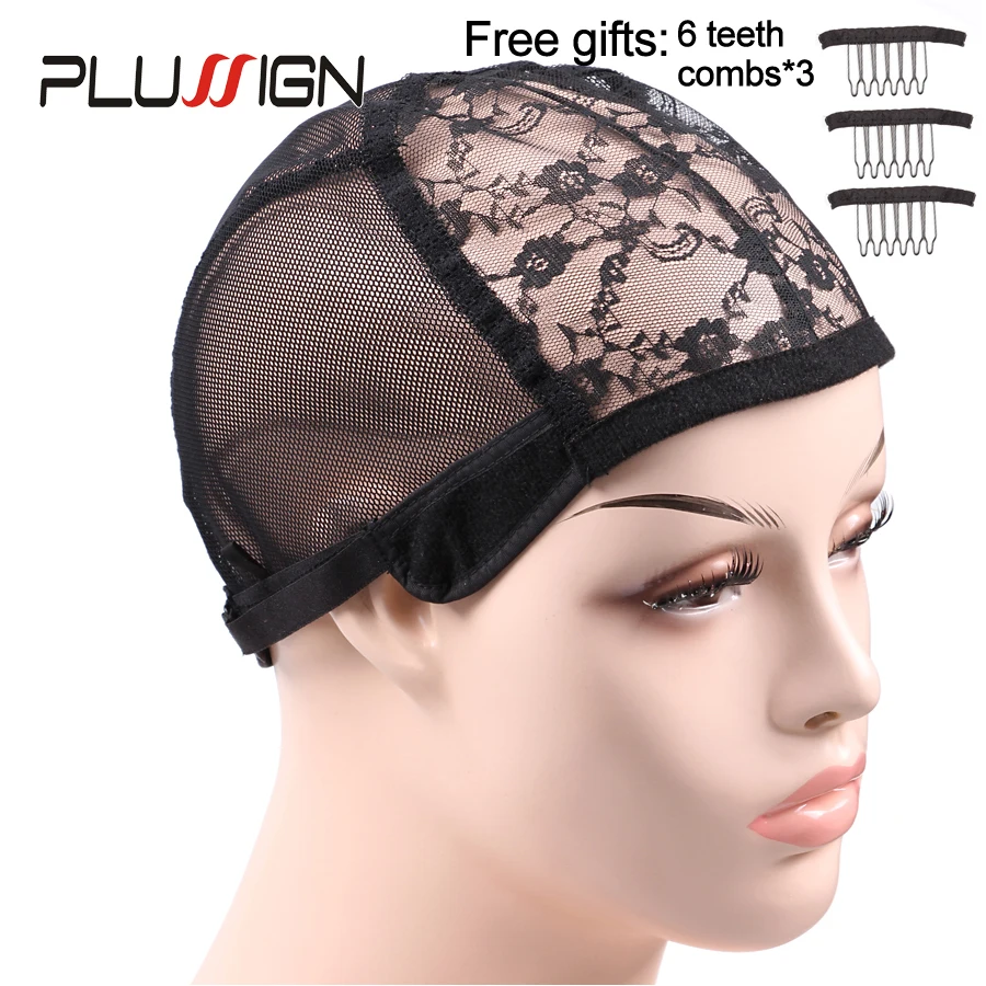 Plussign 5 Pcs/Lot Swiss Lace Wig Cap For Making Wigs With ...