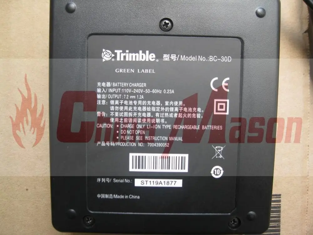 Trimble зарядное устройство BC-30D для Trimble 54344 батареи и 92600 батареи, высокое качество, 54344 зарядное устройство, Trimble зарядное устройство