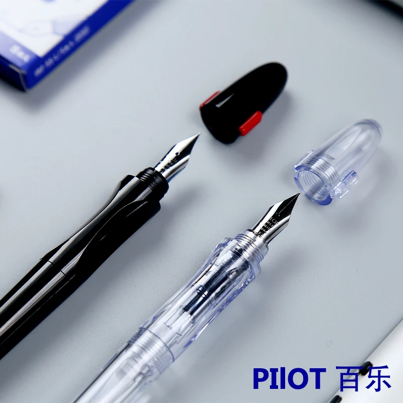 

Origin Japanese Pilot Nice Fountain Pen Transparent Medium Nib Penmanship Ergo Grip Calligraphy Pen Sketch Stationery FP-50R