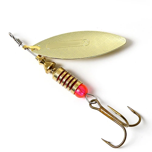 1pc Willow leaf blades Spinner Lure 4.5g/7g/11g/17g/30g Bait Spoon Lure Metal Fishing Lure Bass