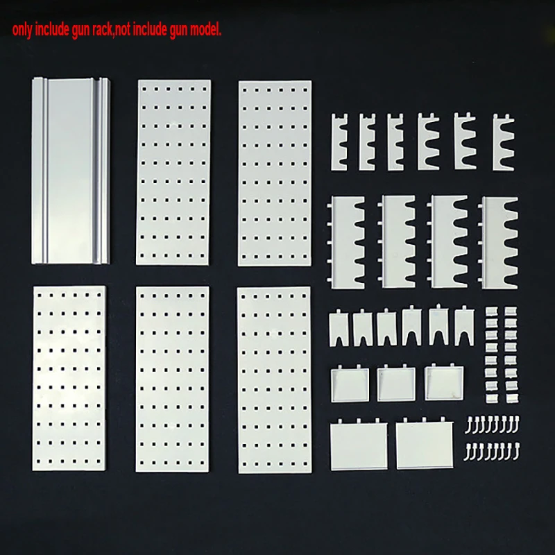 1/6 Scale 002 Modular Weapons Arms Display Wall Gun Rack Stand (Weapons not include) Infinite expansion F12 Inch Soldier Figure