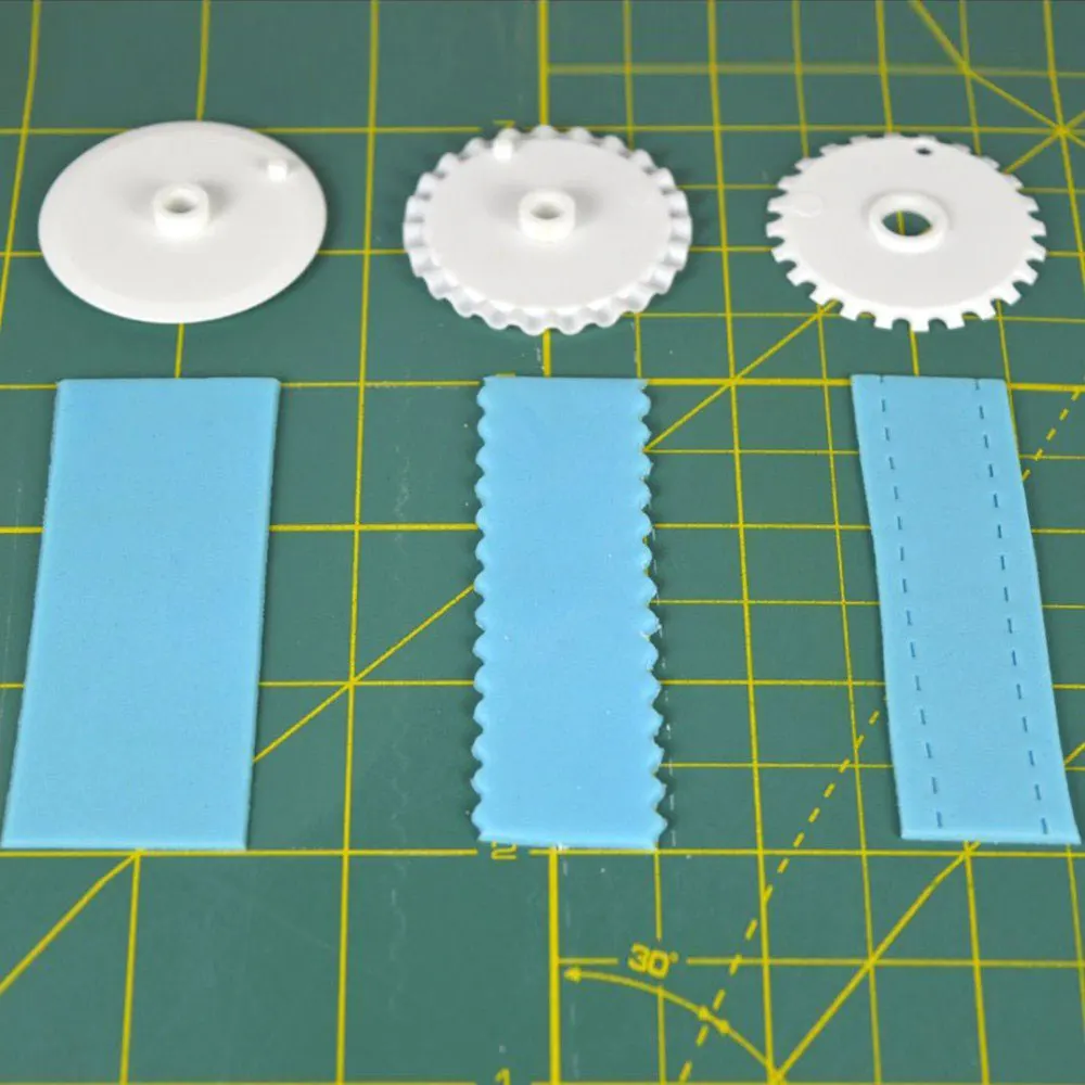 Fondant Strip Ribbon Cutter Cake Embosser Roller Kitchen DIY Cake