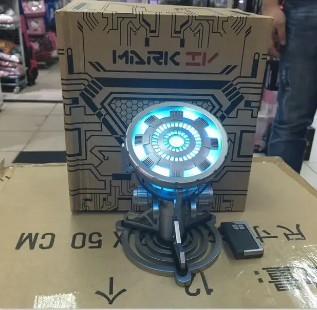 

Iron Man Arc Reactor with LED Light Figure Legend 1:1 Scale aModel Tony Stark MK3