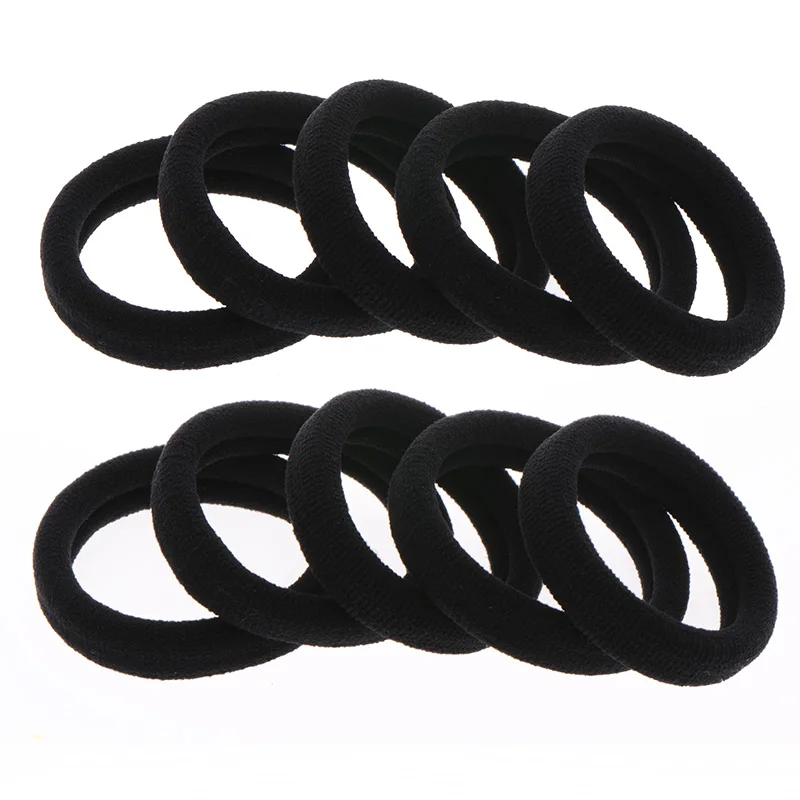 30pcs/lot black headband Elastic Hair Bands Girl Hair Holder High