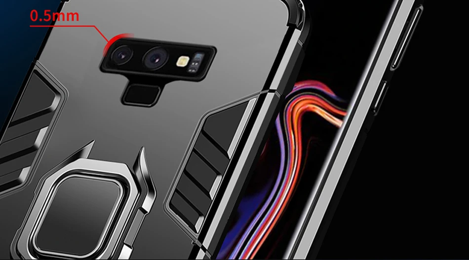 ITEUU Note9 Антидетонационная подставка держатель Броня чехол для samsung Galaxy Note 9 Чехлы противоударный чехол с подставкой для samsung Note9