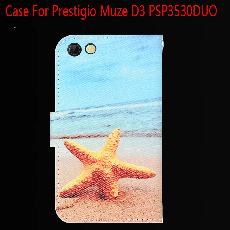 

For Prestigio Muze D3 PSP3530DUO Case Fashion Luxury Protective Flip Leather Case Phone Cover Wallet Style
