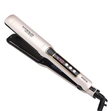 DIDIHOU антистатическое плоское железо с плавающими керамическими пластинами и цифровым управлением, выпрямитель для волос хаки