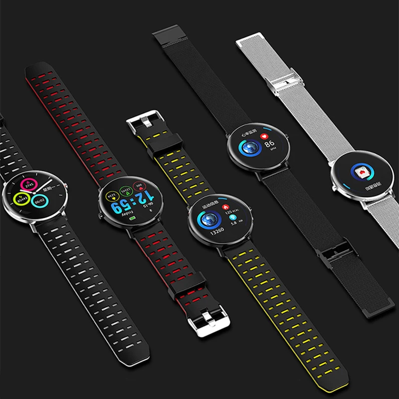 

L6 Smart Watch IP68 Waterproof Android IOS Smartwatch Wristband Blood Pressure Heart Rate Monitor Wearable Devices