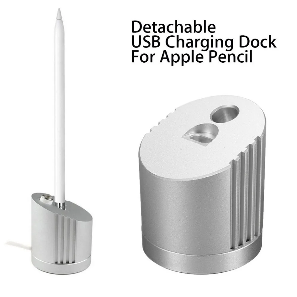 

Detachable Aluminum Charger Charging Station Dock Stand Holder with 1.5m Charging Cable for Apple iPad Pro Pencil